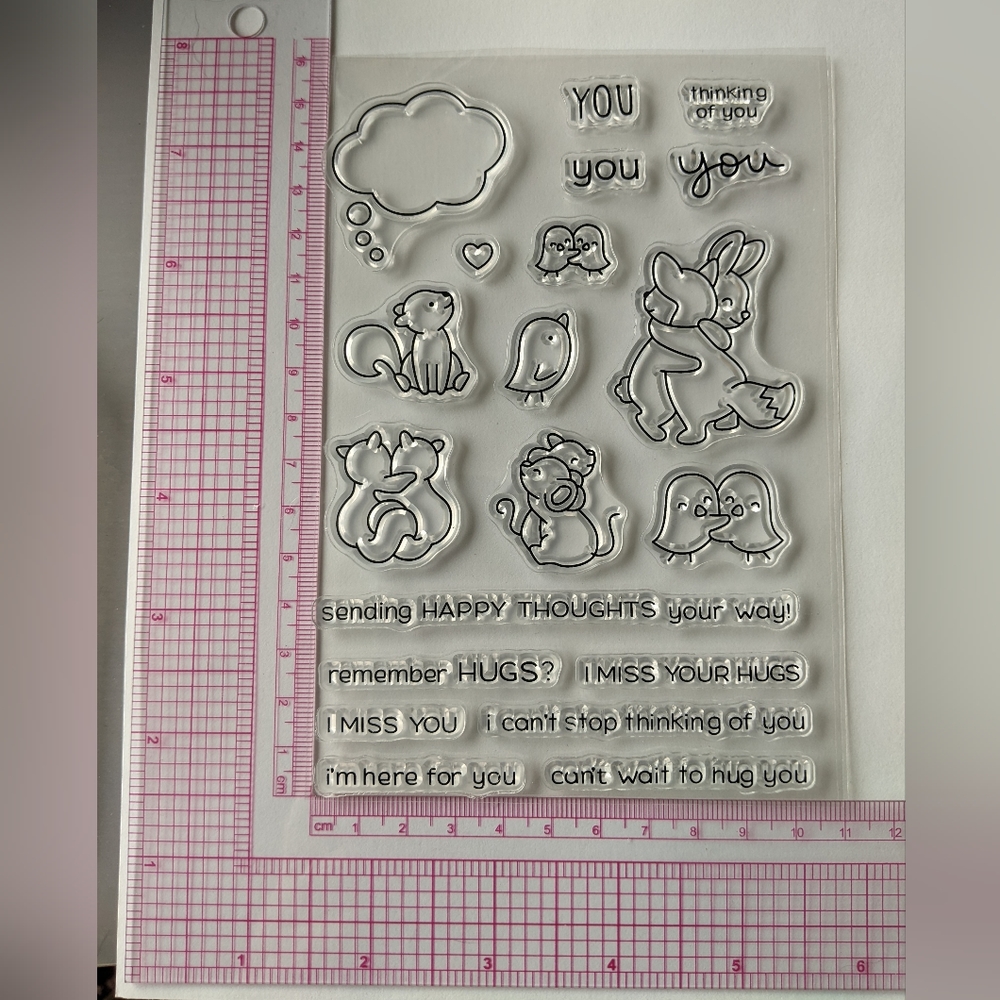 Lawn Fawn Happy Hugs Stamp and Die Set Bundle